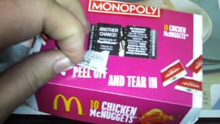 Am I a McWinner at McDonalds Monopoly Episode 1 [upl. by Rangel]