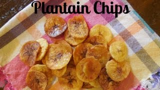 How To Make Plantain Chips  Paleo AIP GlutenFree DairyFree Recipe [upl. by Luna757]