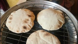 Tandoori Roti on Gas Tandoor Simple recipe [upl. by Nileek]