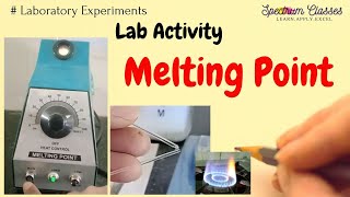 Melting point Apparatus Melting point Capillary How to determine the melting point [upl. by Emolas]