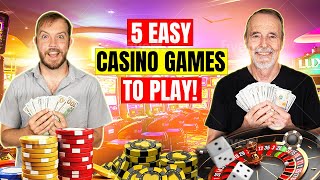 5 Easy Games to Play in Casinos [upl. by Amaryllis]