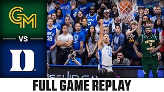 George Mason vs Duke Full Game Replay  202425 ACC Mens Basketball [upl. by Grobe857]