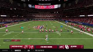 Sugar Bowl Western Kentucky vs Oklahoma [upl. by Publus777]