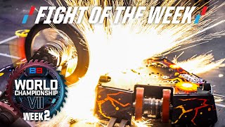 BattleBots Fight of the Week Emulsifier vs Fusion  from World Championship VII [upl. by Nels822]