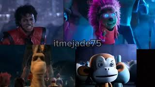 Michael Jackson Animation Sing and Shrek Thriller Comparison [upl. by Mala726]