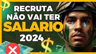 Não vai ter Salario no Exercito Brasileiro 2024 [upl. by Washington512]