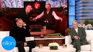 Channing Tatum Takes a Walk Down Ellen’s Memory Lane [upl. by Zerlina757]