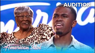 Dewayne Crocker and His 78YearOld Grandma Both Came To American Idol To Realize a Lifelong Dream [upl. by Smaj766]