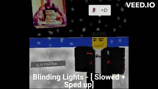 Blinding Lights  Slowed  Sped up Guests Playlist [upl. by Airel]