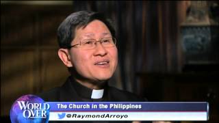 World Over  20140115 – Manila Cardinal Luis Tagle with Raymond Arroyo [upl. by Ahsemac729]