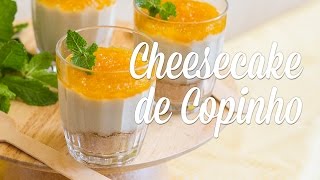 quotCheesecakequot Vegana de Damasco no Copinho [upl. by Ainyt]