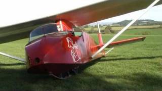 T21 sailplane gliding at Talgarth [upl. by Piderit]