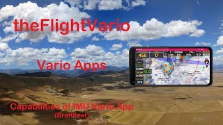 XC Vario  Paragliding Variometer App using the IMU Barometer and GNSS zero delay vario AI Sense [upl. by Nairbo536]