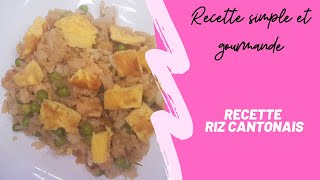 Recette facile à faire un riz cantonais éperdument délicieux [upl. by Brebner]