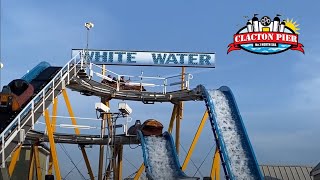 Clacton Pier  White Water Log Flume OnRide POV [upl. by Meridith]