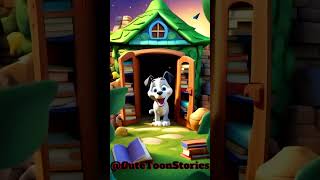 The Enchanted Library  Nursery spoken English Short Stories for kids feedshorts cartoon shorts [upl. by Lydnek211]