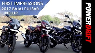 Bajaj Pulsar 135 LS Pulsar 150 amp Pulsar 180 2017  PowerDrift [upl. by Houlberg649]