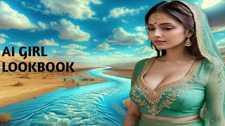 Ai LookBook Indian Girl Saree 4k Ai Indian Beauty Ai Fashion Ai Indian Model [upl. by Bartlett650]