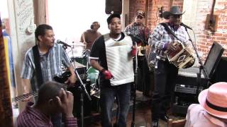 Leroy Thomas at Zydeco Breakfast  Café Des Amis [upl. by Anomer]