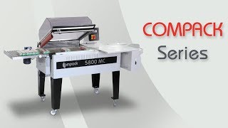 COMPACK 5800MC Manual L Sealer Shrink Wrapping Machine [upl. by Ibbie]