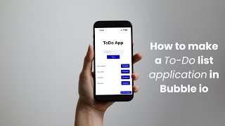 How to make a ToDo list app in Bubbleio in UNDER 10 MINUTES [upl. by Idoux]