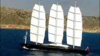 Perini Navi  88m SY Maltese Falcon [upl. by Dremann721]