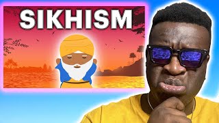 AMERICAN RAPPER REACTS TO  Sikhism Explained REACTION [upl. by Lantha]