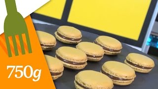 Recette de Macarons au caramel beurre salé  750g [upl. by Enidan356]