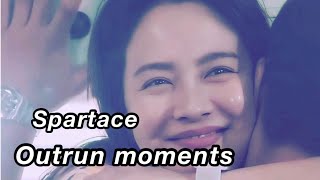 Spartace moments · Outrun by Running Man  꾹멍커플 · 런닝맨뛰는놈위에노는놈 [upl. by Osner]