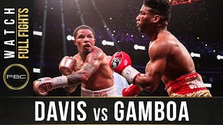 Davis vs Gamboa FULL FIGHT December 28 2019  PBC on Showtime [upl. by Buckie]