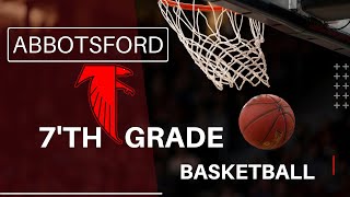 Abbotsford vs Prentice MS 7th grade Basketball [upl. by Itirp]