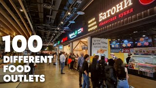 Russias LARGEST Food Court Full Tour and Walkaround [upl. by Cerveny]