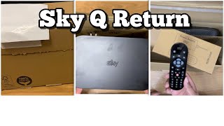 Sky Q return how to pack sky q box for returnedpack with mesky q box packingsky q remote packing [upl. by Liatnahs]