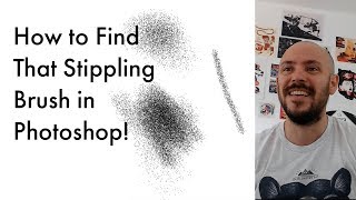 How to Find That Stippling Brush in Photoshop [upl. by Sirromaj]