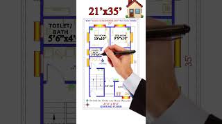 A Complete Floor Plan with detail Measurements 🏡 home shorts house shortsvideo [upl. by Gitel]