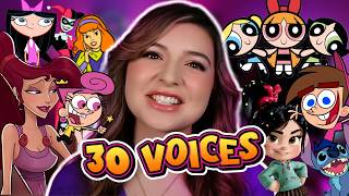 DOING 30 VOICE IMPRESSIONS highly requested [upl. by Etnahc422]