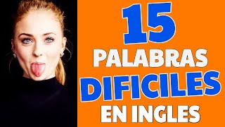 Puedes pronunciar ESTAS 15 Palabras en inglés  Mejora tu pronunciación en inglés [upl. by Cammi]