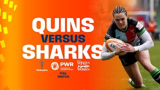 Harlequins v Sale Sharks Full Match  Allianz Premiership Womens Rugby 2324 [upl. by Volding]