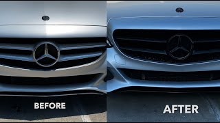 THE RIGHT WAY HowTo Plasti Dip Window Trim Emblems Grill StepByStep Chrome Delete Tutorial [upl. by Martina]