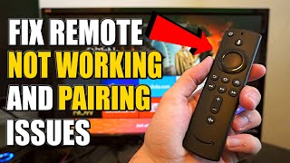 5 STEPS to FIX Fire Stick TV Remote Not Working or Pairing Easy Method [upl. by Raymund]