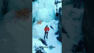 shorts Ice Climbing in Rjukan Norway music [upl. by Anette]