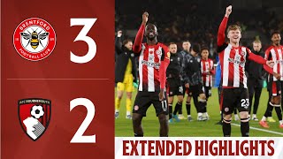 Brentford 32 AFC Bournemouth  Extended Premier League Highlights [upl. by Kliment]