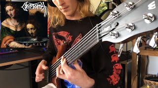 Benedictine Convulsions  Cryptopsy Fretless Bass cover [upl. by Apul]