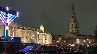 THE TRAFALGAR SQUARE CHRISTMAS TREE  London 2023 Trip [upl. by Winnah]