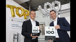 Evosys Laser named innovation champion  Evosys Laser zum InnovationsChampion gekürt [upl. by Youlton]