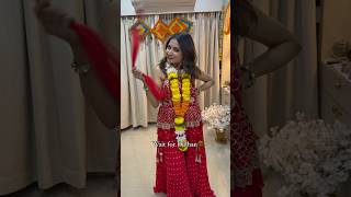 Aur mei hu DULHAN 😍 shorts wedding bridetobe bride [upl. by Einttirb136]