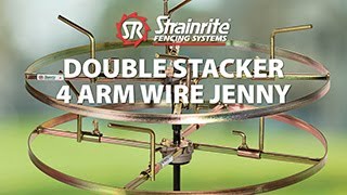 Strainrite  4 Arm Double Stacker Wire Jenny [upl. by Nraa]