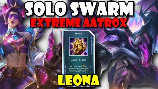 Leona vs EXTREME Aatrox  Swarm Solo Playthrough Part 11 [upl. by Nosyt]