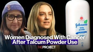 Women Diagnosed With Cancer After Talcum Powder Use [upl. by Idroj]