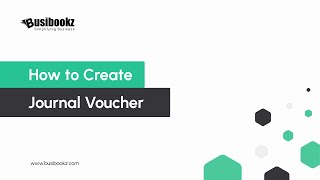 How to Create a Journal Voucher [upl. by Levey]